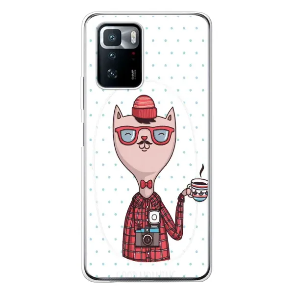 Чехол с рисунком «Кот аристократ» для Xiaomi POCO X3 GT Чехол с рисунком «Кот аристократ» для Xiaomi POCO X3 GT