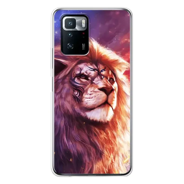 Чехол с рисунком «Красочный ЛЕВ» для Xiaomi POCO X3 GT Чехол с рисунком «Красочный ЛЕВ» для Xiaomi POCO X3 GT