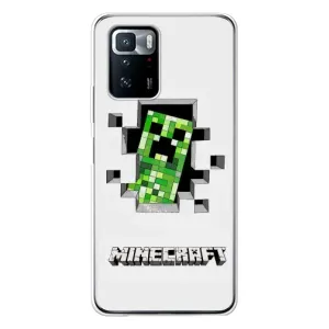 Чехлы для Xiaomi POCO X3 GT (Персонажи Майн Крафт) (Крипер)