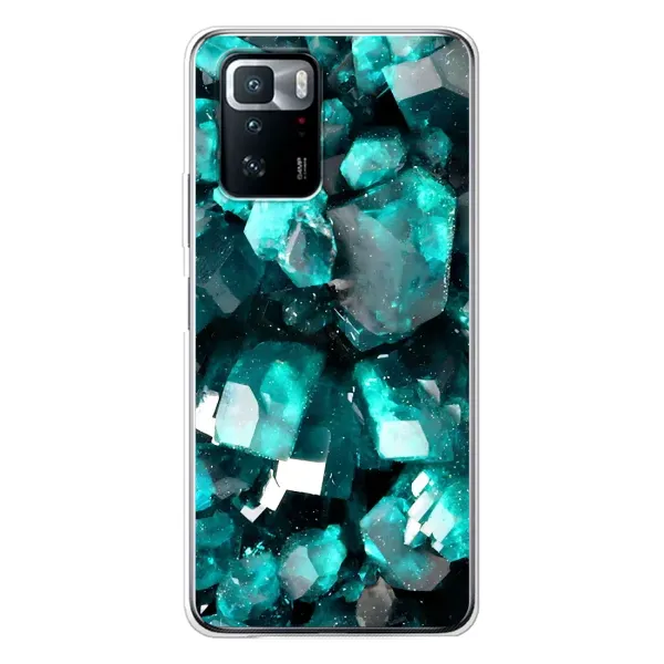 Чехол с рисунком «Кристалы» для Xiaomi POCO X3 GT