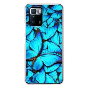 Силиконовый бампер с картинкой животных для Xiaomi POCO X3 GT (Крылья бабочек)
