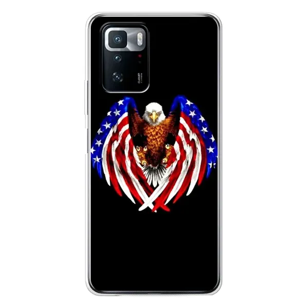 Чехол с рисунком «Крылья США» для Xiaomi POCO X3 GT