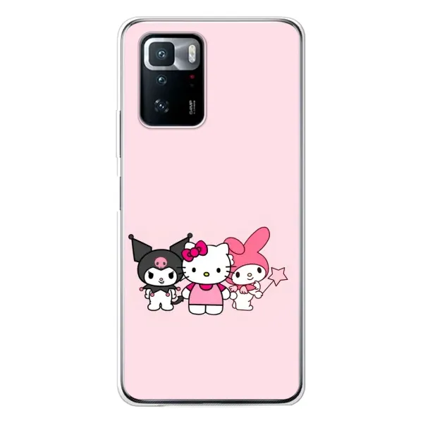 Чехол с рисунком «Куроми Мелоди Китти» для Xiaomi POCO X3 GT Чехол с рисунком «Куроми Мелоди Китти» для Xiaomi POCO X3 GT