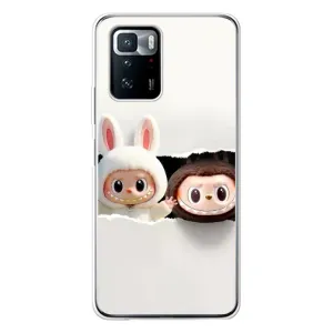 Чехол с принтом Лабубу для Xiaomi POCO X3 GT (Фигурки Labubu)