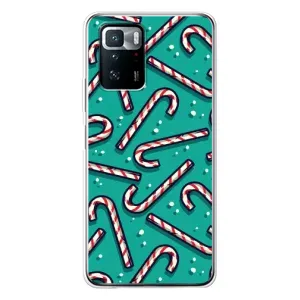 Силіконовий бампер на різдво для Xiaomi POCO X3 GT (Льодяники)