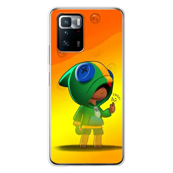 Чехол с рисунком «LEON в кофте» для Xiaomi POCO X3 GT Чехол с рисунком «LEON в кофте» для Xiaomi POCO X3 GT