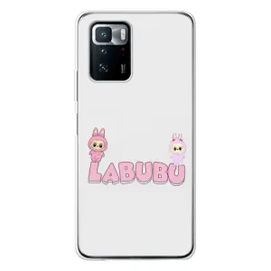 Чехол с принтом Лабубу для Xiaomi POCO X3 GT (Логотип Лабубу)