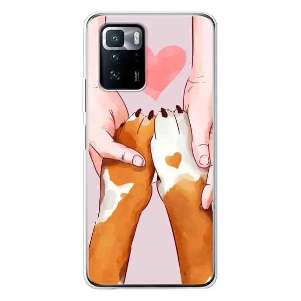 Чехол с рисунком «Любовь к собакам» для Xiaomi POCO X3 GT Чехол с рисунком «Любовь к собакам» для Xiaomi POCO X3 GT