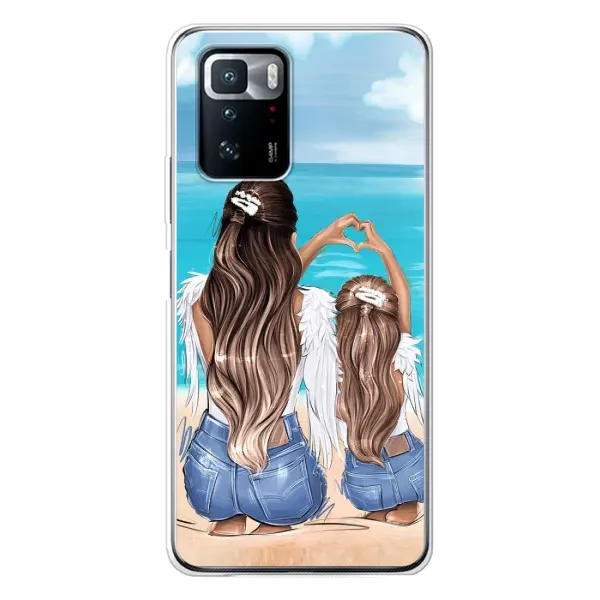 Чехол с рисунком «Мама и дочь» для Xiaomi POCO X3 GT Чехол с рисунком «Мама и дочь» для Xiaomi POCO X3 GT