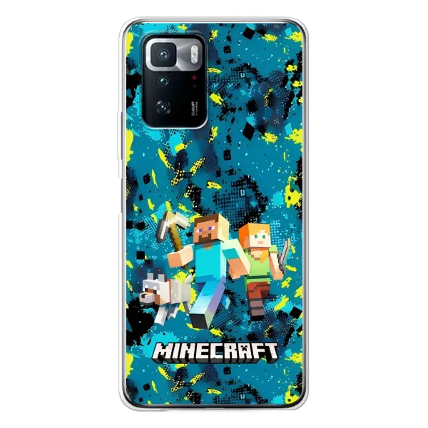 Чехол с рисунком «Майнкрафт» для Xiaomi POCO X3 GT Чехол с рисунком «Майнкрафт» для Xiaomi POCO X3 GT