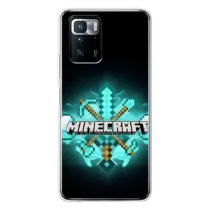 Чехол майнкрафт для Xiaomi POCO X3 GT (MineCraft 2)