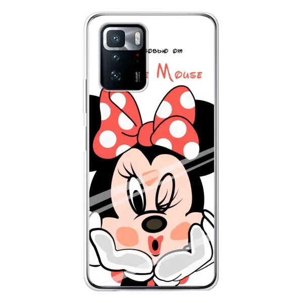 Чехол с рисунком «Minni Mouse» для Xiaomi POCO X3 GT Чехол с рисунком «Minni Mouse» для Xiaomi POCO X3 GT