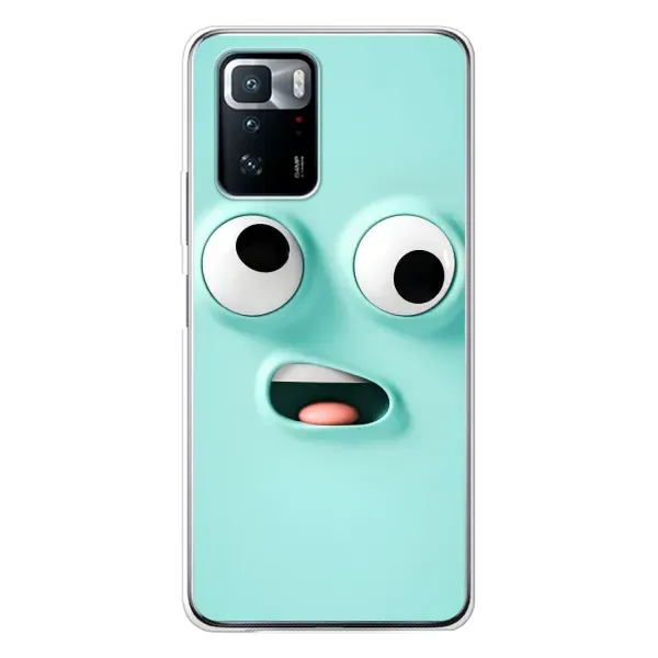 Чехол с рисунком «Забавное мятное лицо» для Xiaomi POCO X3 GT Чехол с рисунком «Забавное мятное лицо» для Xiaomi POCO X3 GT