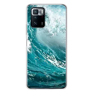 Летний Чехол на Xiaomi POCO X3 GT (Морская волна)