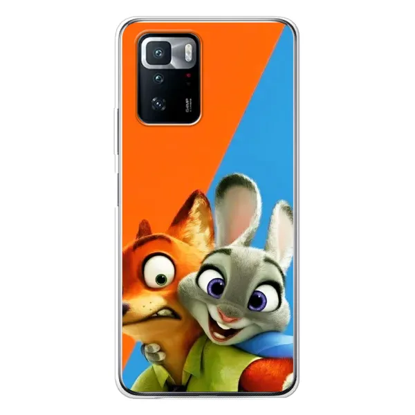 Чехол с рисунком «Ник и Хопс» для Xiaomi POCO X3 GT
