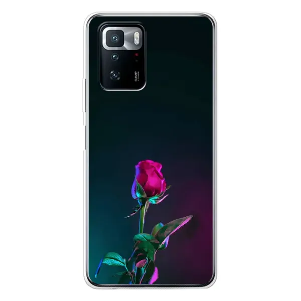 Чехол с рисунком «Ночная роза» для Xiaomi POCO X3 GT Чехол с рисунком «Ночная роза» для Xiaomi POCO X3 GT
