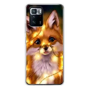 Чохол з Лисичкою для Xiaomi POCO X3 GT (Новорічне лисеня)