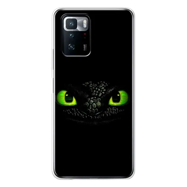 Чехол с рисунком «Глаза Беззубика» для Xiaomi POCO X3 GT Чехол с рисунком «Глаза Беззубика» для Xiaomi POCO X3 GT