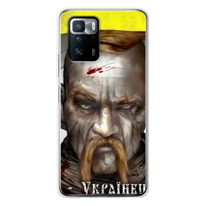 Чехол с картинкой (Патриотический КОЗАК) на Xiaomi POCO X3 GT (Одноглазый Козак)