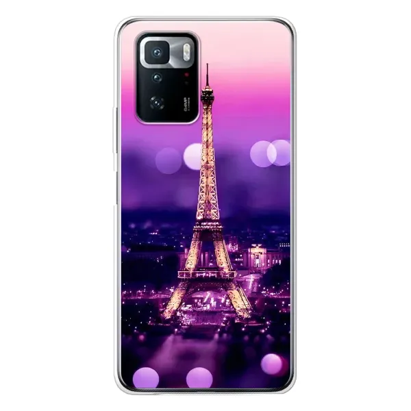Чехол с рисунком «Париж башня» для Xiaomi POCO X3 GT Чехол с рисунком «Париж башня» для Xiaomi POCO X3 GT