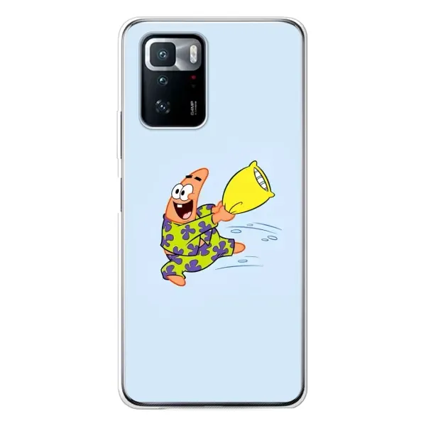 Чехол с рисунком «Патрик с подушкой» для Xiaomi POCO X3 GT