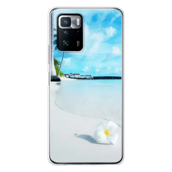 Чехол с рисунком «Пляж» для Xiaomi POCO X3 GT Чехол с рисунком «Пляж» для Xiaomi POCO X3 GT