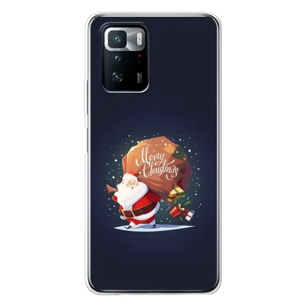 Чехол с рисунком «Подарки от Санты» для Xiaomi POCO X3 GT Чехол с рисунком «Подарки от Санты» для Xiaomi POCO X3 GT