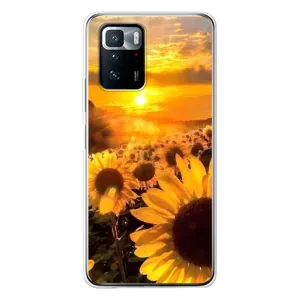 Чохол з Квітами для Xiaomi POCO X3 GT (поле соняшників)