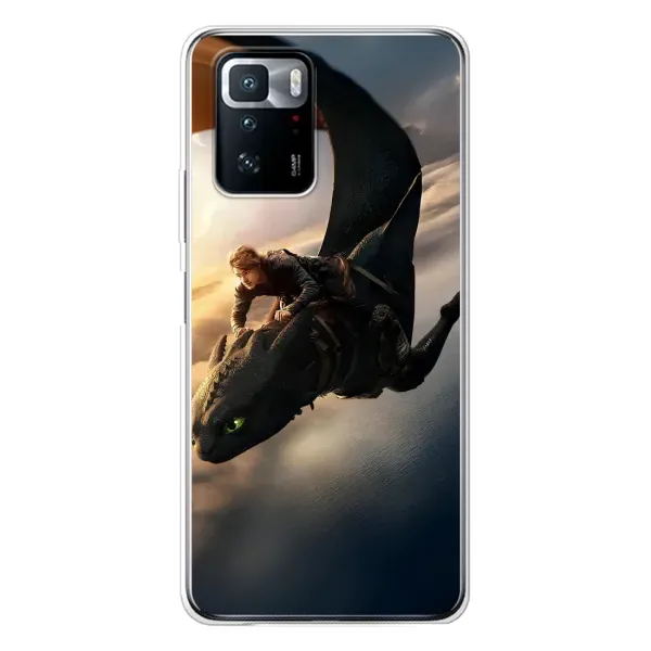 Чехол с рисунком «Полет Беззубика» для Xiaomi POCO X3 GT Чехол с рисунком «Полет Беззубика» для Xiaomi POCO X3 GT