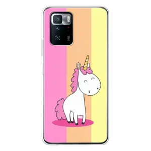 Чехол Unicorn на Xiaomi POCO X3 GT (Радужный Единорог)