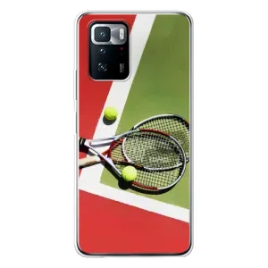Чохли з прінтом Спортивна тематика для Xiaomi POCO X3 GT (Ракетки теніс)