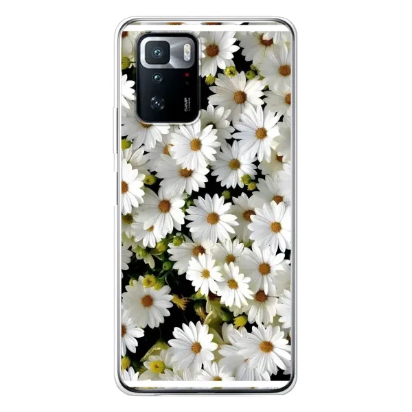Чехол с рисунком «Рамка в ромашках» для Xiaomi POCO X3 GT Чехол с рисунком «Рамка в ромашках» для Xiaomi POCO X3 GT