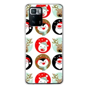 Силіконовий бампер на різдво для Xiaomi POCO X3 GT (Різдвяний принт)