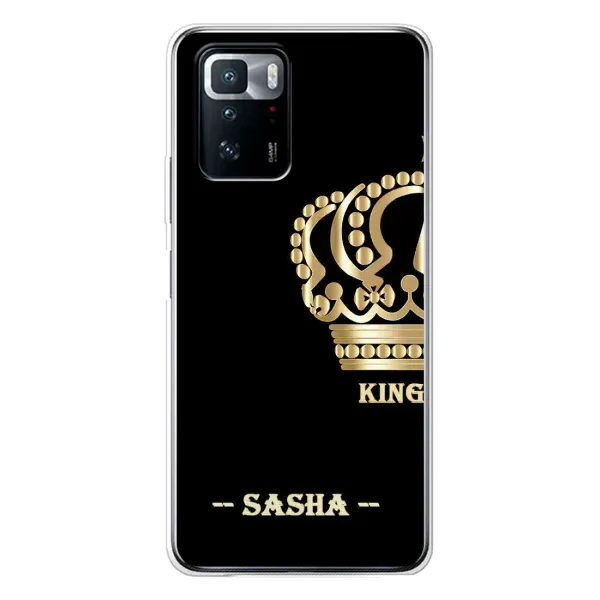 Чехол с рисунком «SASHA» для Xiaomi POCO X3 GT