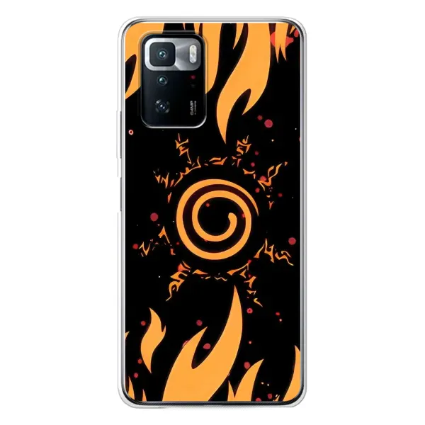 Чехол с рисунком «Солнце Наруто» для Xiaomi POCO X3 GT Чехол с рисунком «Солнце Наруто» для Xiaomi POCO X3 GT