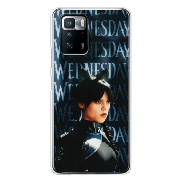 Чехол с рисунком «Уэнздей с ушками» для Xiaomi POCO X3 GT Чехол с рисунком «Уэнздей с ушками» для Xiaomi POCO X3 GT
