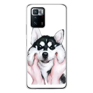 Бампер для Xiaomi POCO X3 GT з картинкою "Песики" (Собака Хаскі)