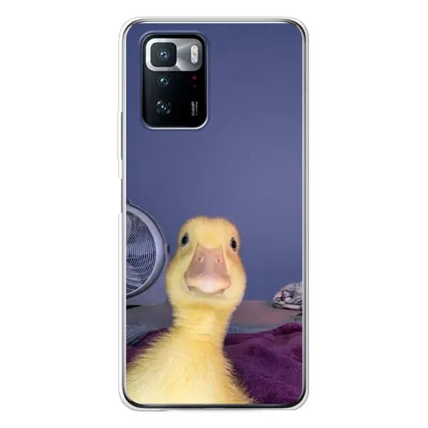 Чехол с рисунком «Утка» для Xiaomi POCO X3 GT Чехол с рисунком «Утка» для Xiaomi POCO X3 GT