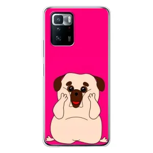 Чохол (ТПУ) Милі песики для Xiaomi POCO X3 GT (Веселий Мопсік)