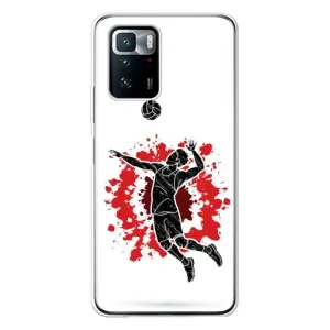 Чохли з прінтом Спортивна тематика для Xiaomi POCO X3 GT (Волейболіст)