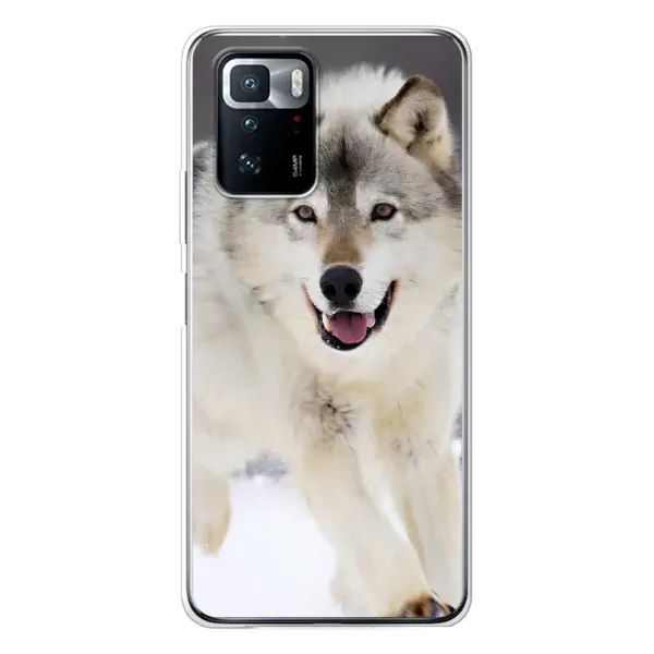 Чехол с рисунком «Волк на снегу» для Xiaomi POCO X3 GT Чехол с рисунком «Волк на снегу» для Xiaomi POCO X3 GT