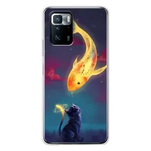 Аксессуары Чехол на тематику: Коты для Xiaomi POCO X3 GT
