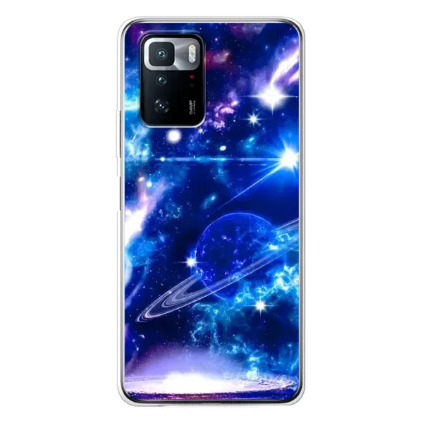 Чехол с рисунком «Яркий космос» для Xiaomi POCO X3 GT