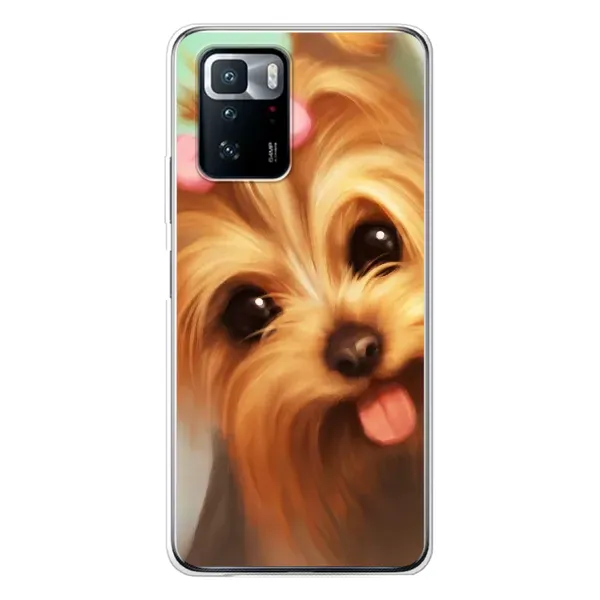 Чехол с рисунком «Йоршенский терьер» для Xiaomi POCO X3 GT Чехол с рисунком «Йоршенский терьер» для Xiaomi POCO X3 GT