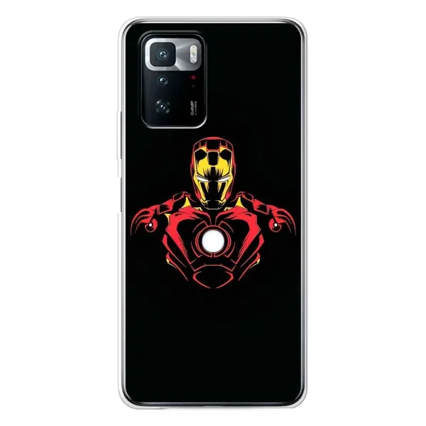 Чехол с рисунком «Железный человек» для Xiaomi POCO X3 GT Чехол с рисунком «Железный человек» для Xiaomi POCO X3 GT
