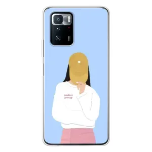 Силиконовый Чехол на Xiaomi POCO X3 GT с картинкой Стильных Девушек (Желтая кепка)