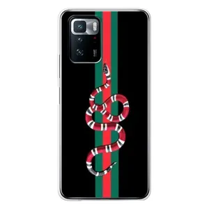 Чохли бренд ГУЧЧІ для Xiaomi POCO X3 GT (Змій Гуччі)
