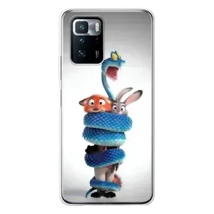 Силиконовый чехол с принтом Зоотрополіс для Xiaomi POCO X3 GT (Змея Зоо)