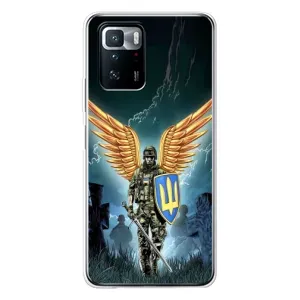 Патриотический Чехол для Xiaomi POCO X3 GT (ЗСУ з крильями)