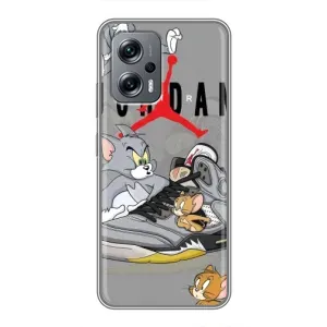 Силиконовый Чехол Nike Air Jordan на Поко X4 GT (Air Jordan)